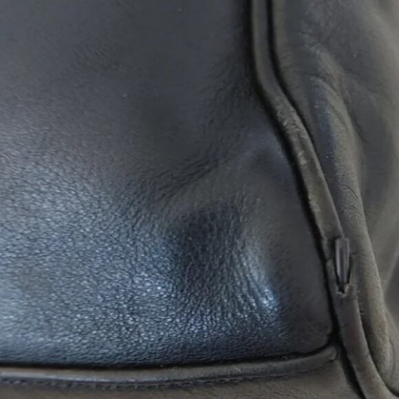 Paloma Picasso black vintage leather shoulder bag - Picture 15 of 15